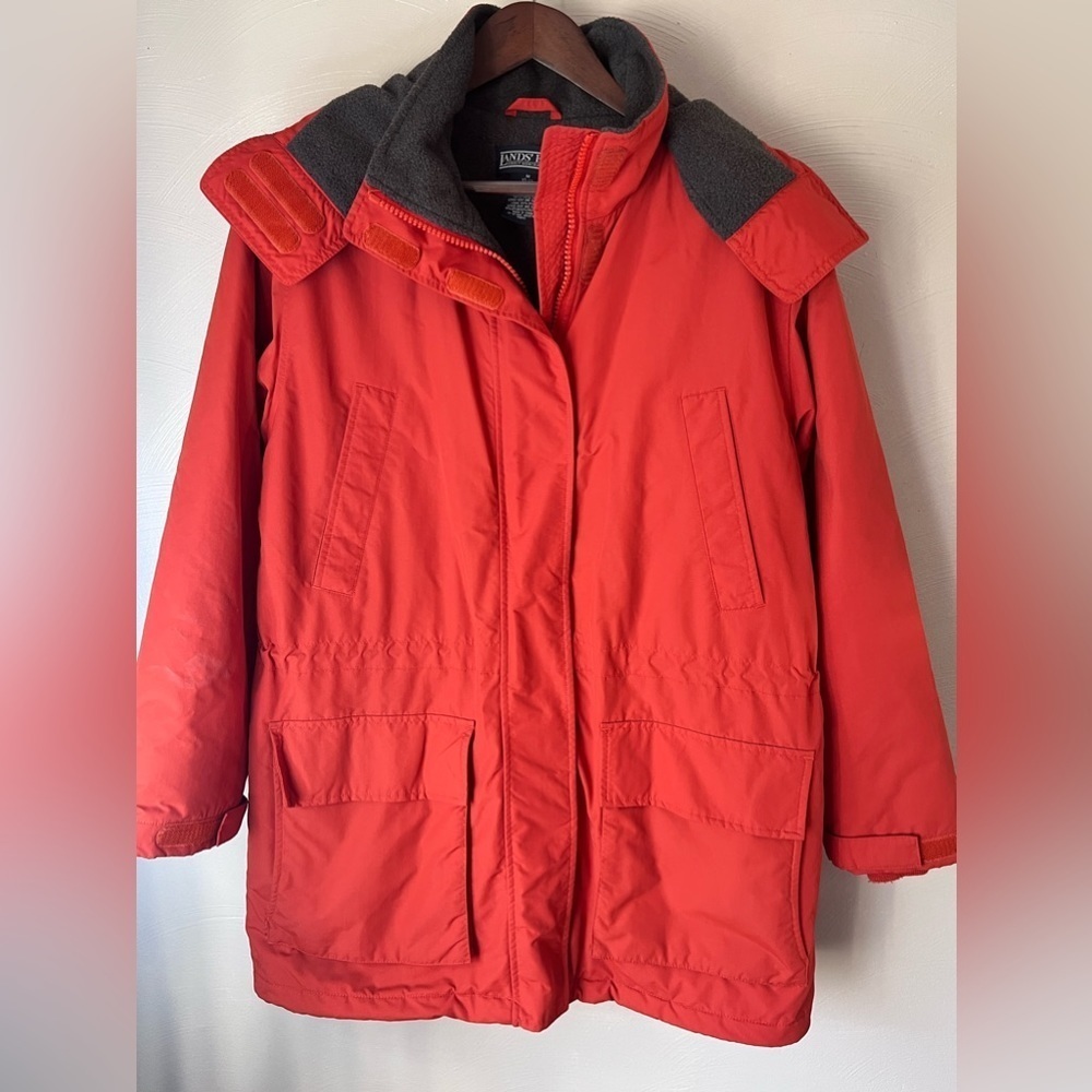 Lands End Women’s Size M 10-12Insulated Waterproof Parka Ski Coat